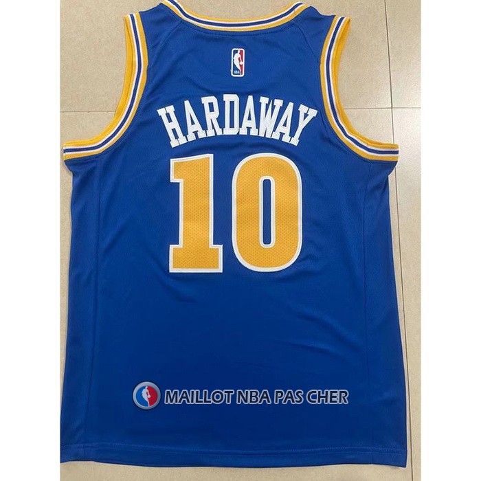 Maillot Golden State Warriors Tim Hardaway NO 10 Classic 2022-23 Bleu